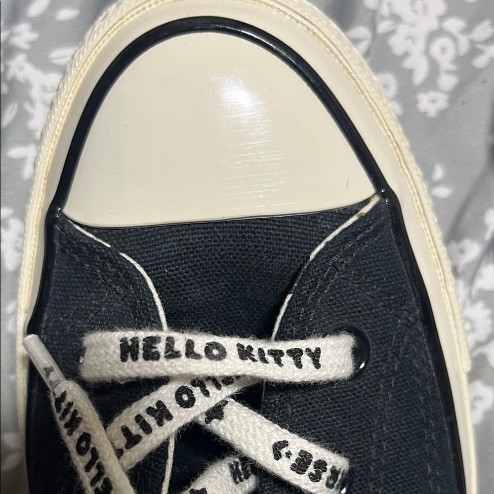 Converse Black and Cream Hello Kitty High-Tops - Picture 5 of 8